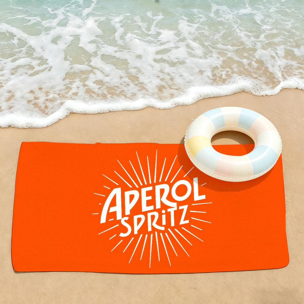 Модный принт A-Aperols Spritz Полотенце Сушилка Банное Полотенце Применимо Для Легкого Плавания Кемпинга Йоги Пляжа Вне