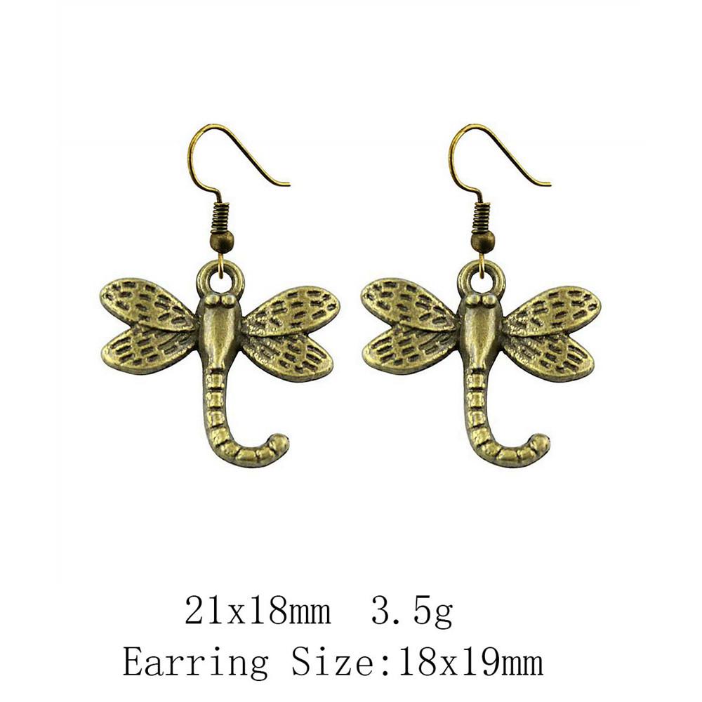 Выпускные серьги Ювелирные изделия Стрекоза Бабочка Серьги-подвески и висячие серьги Сувенирные серьги в стиле бохо