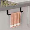 Towel Rod Steel Metal Wire Over Cabinet Towel Rack Storage Organizer Bathroom Door Hanging Towels Rack Punch-free Rag Hanger
