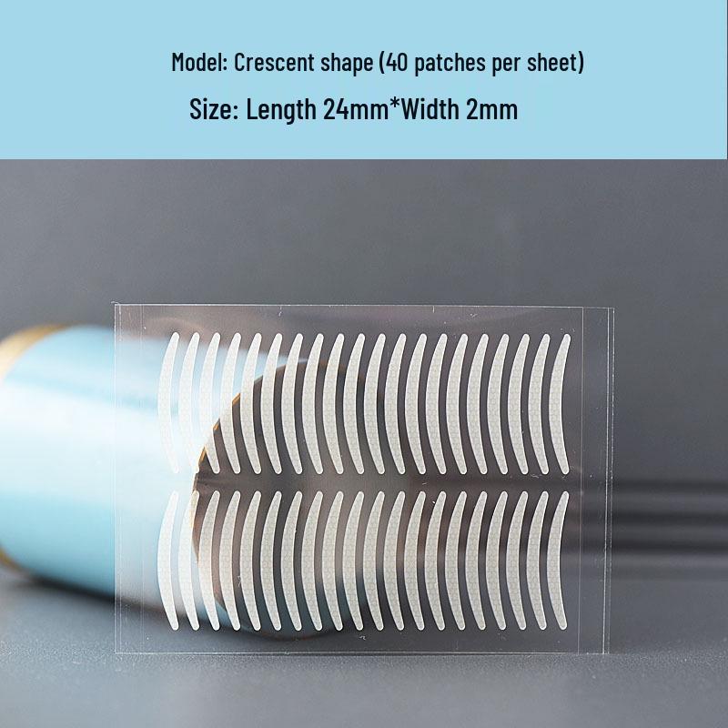 Матовые невидимые наклейки для двойных век для естественного вида - Маленькие крылышки, Высокая адгезия, Бесшовные для нависших век.