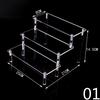 Acrylic Toy Display Stand Toy Model Car Accessories Transparent Perspex Shelf