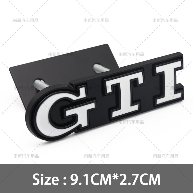 1Pc 3D Metal GTI Grill Emblem Car Front Hood Stickers For Sagitar Magotan Polo Santana Lavida Gran Lavida Lamando Golf
