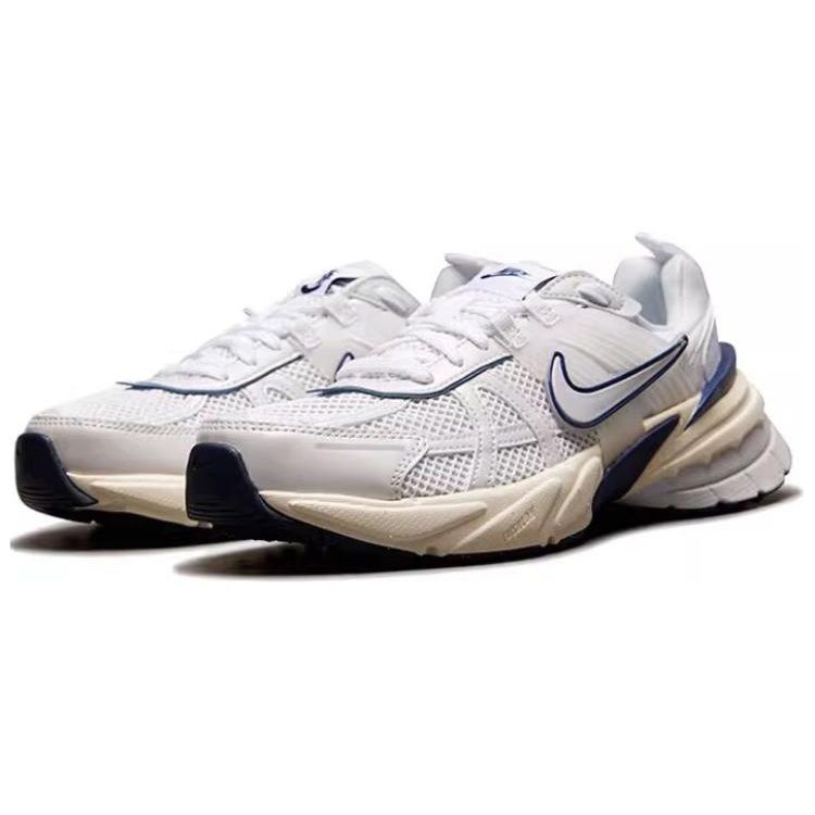 Nike V2K Run White Midnight Navy Женские кроссовки Светло-серебристый-серый Фотон-серый Пик-белый FD0736-102