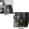 Truck Auto Cart Vehicles Stretch Belt Installer & Remover 2 IN 1Design Repair Tool Metal Material Black/Silver Color for Choose