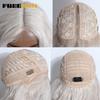 FREEDOM Synthetic Lace Front Wigs For Black Women 42 Inch Long Curly Lace Wigs Ombre Brown Blonde Ginger White Pink Cosplay Wig