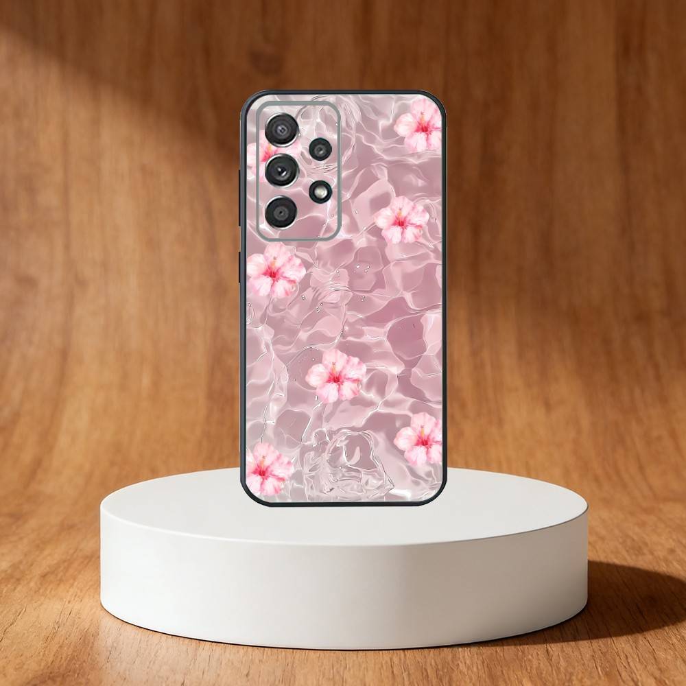 Translucent Water Ripple Phone Case For Samsung S25,S24,S21,S22,S23,S30,Ultra,S20,Plus,Fe,Note,10,9,5G Black Cover
