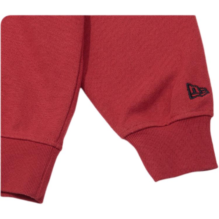 New Era FW25 Серия Уличной Культуры Американский Минимализм Буквы Манжеты Вышитый Логотип Повседневная Свободная Толстовка с Длинным Рукавом Унисекс толстовка 14741940