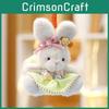 Cute Bunny Plush Doll Keyring Animal Plushie Girls Bag Decor For Teens