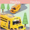 School Model Bus Toy Inertia Pull Back Mini Racing Car Children Gift Educational