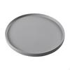 13.62" Round Serving Tray Dessert Snack Plate Organizer Food Tea Drink Holder for