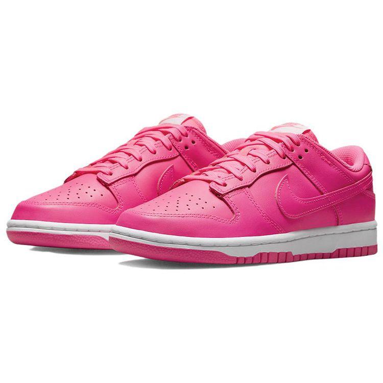 Nike Dunk Low Hyper Розовые женские кроссовки белые DZ5196-600