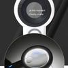 1Pc Rechargeable Handheld Magnifier 3 Lighting Modes Illuminated Magnifying Glass With Led Light For Seniors Reading Repair