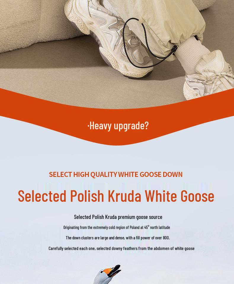 Women's High-End Winter Goose Down Cargo Pants - Windproof Ski Outerwear 2025