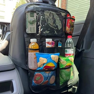 1/2 шт.-Органайзер для автомобильного сиденья Многофункциональный Оксфордская ткань Автомобильный задний Многокарманный Сумка для хранения с держателем для планшета Защитник для детей