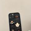 Милый забавный 3D-силиконовый чехол для телефона с изображением кофейного шара для iPhone 11 13 12 14 15 16 Pro Max 12 13 14 15 16 Pro корейский мультяшный противоударный чехол