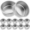 10Pcs Candle Molds Reusable Iron Home Decor Candle Holder DIY Tealight Cup Candle Making Containers Tealight Tins