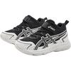Asics Беговые кроссовки для детей серии Contend, удобные, универсальные, средней высоты, детские кроссовки, черно-белые 1014A387-001