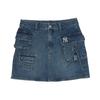 New MLB New York Yankees Denim Short Skirts Women's 3FDSB0254-50INS