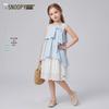 Girls' Summer Bowknot Sleeveless Princess Dress