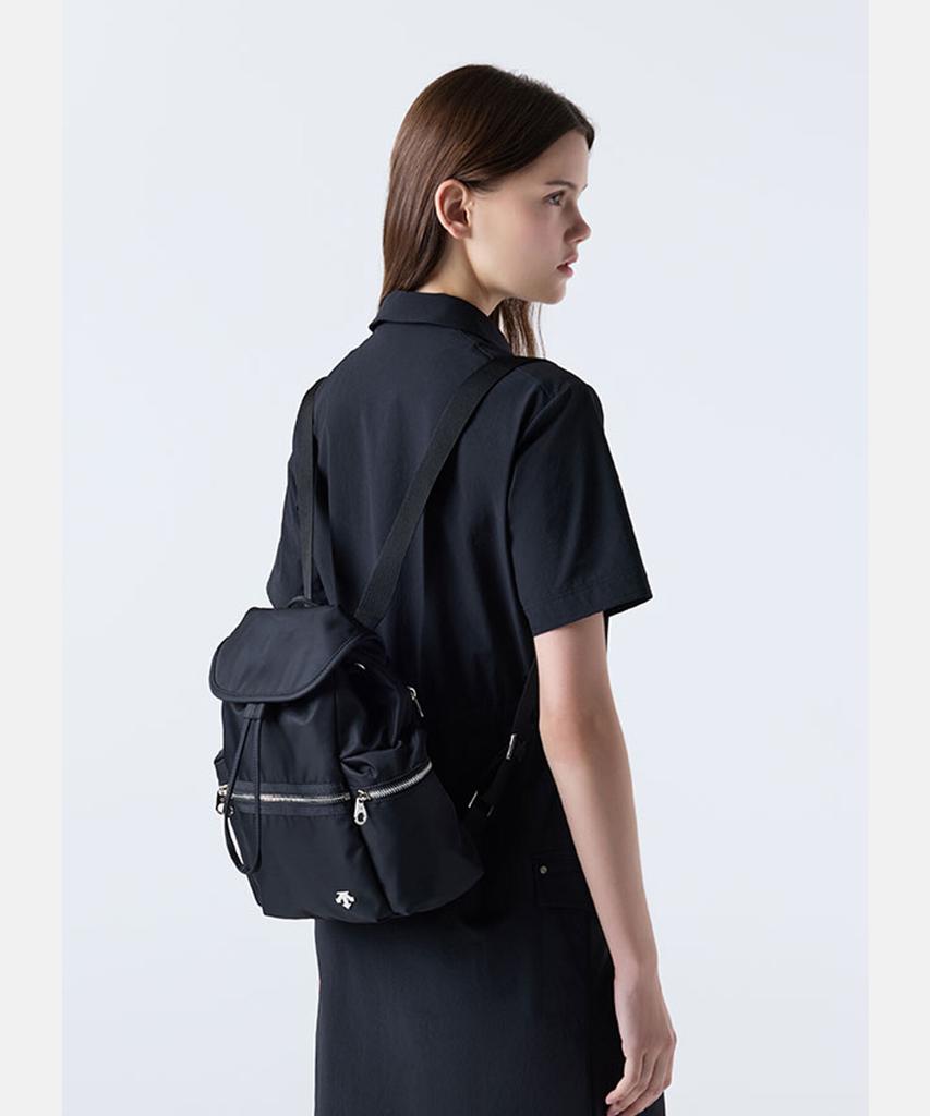 Женский мини-рюкзак с капюшоном Descente Черный (Sq322Ubp71)