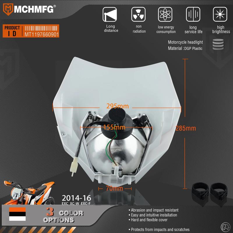 Фара с наклейкой для KTM SX F EXC XCF SMR 2014 2015 2016 Мотоцикл Питбайк MX Эндуро Супермото