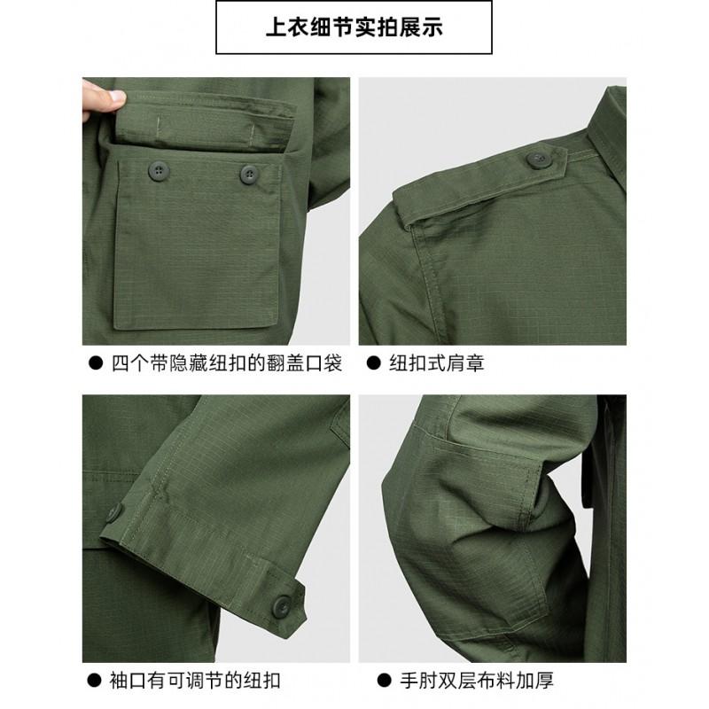 Herren Taktische BDU Camo Uniform Set Outdoor Trainingsanzug Atmungsaktiv Schnelltrocknend Kampfstil Wandern Camping Radfahren