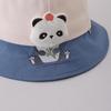 Baby Panda Bucket Hat - Super Cute Cartoon Sun Protection for Boys & Girls, Spring/Autumn Style