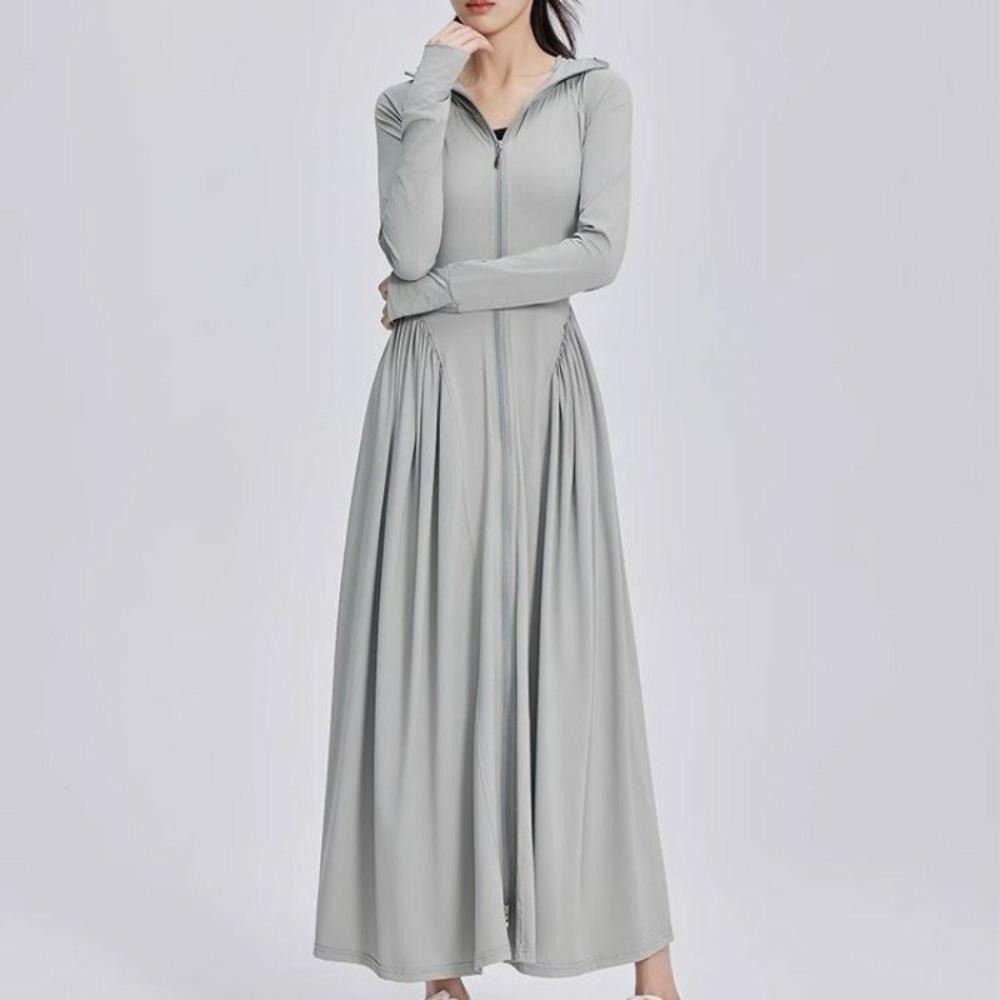 Sun Protection Capes Anti UV Full Body Skirt Ice Silk Sunscreen Clothing Women  Riding