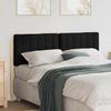 Upholstered Headboard in Brown and Black 135 cm