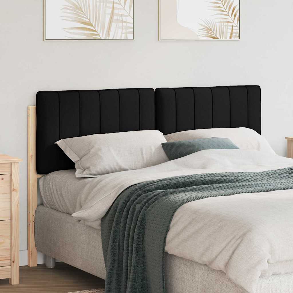 Upholstered Headboard in Brown and Black 135 cm