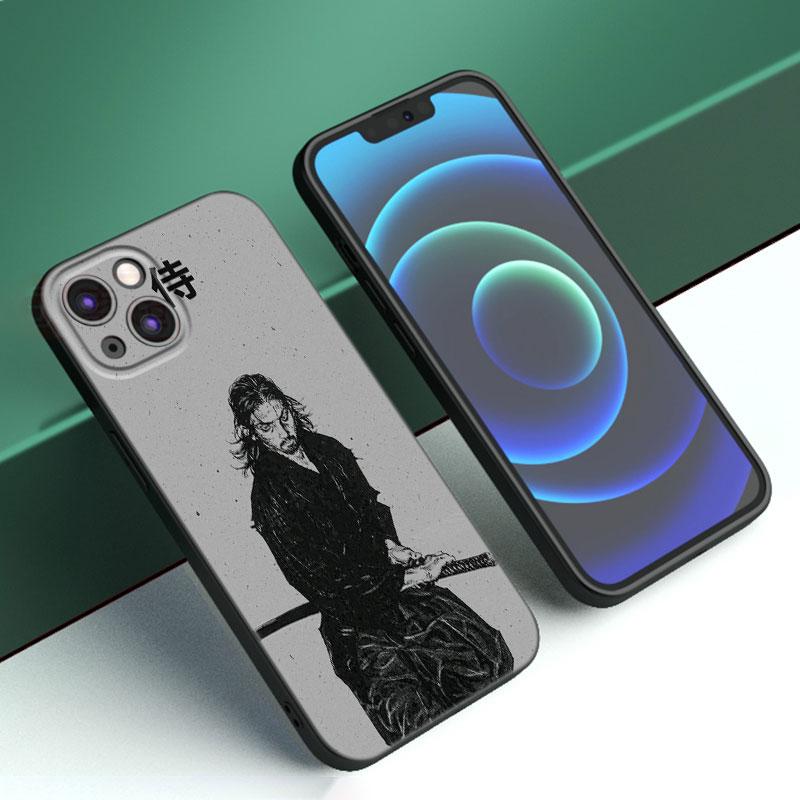 Чехол для телефона Vagabond Manga для Apple iPhone 12 13 Mini 11 14 15 Pro Max 7 8 Plus X XR XS SE 2020 2022 черный силиконовый чехол