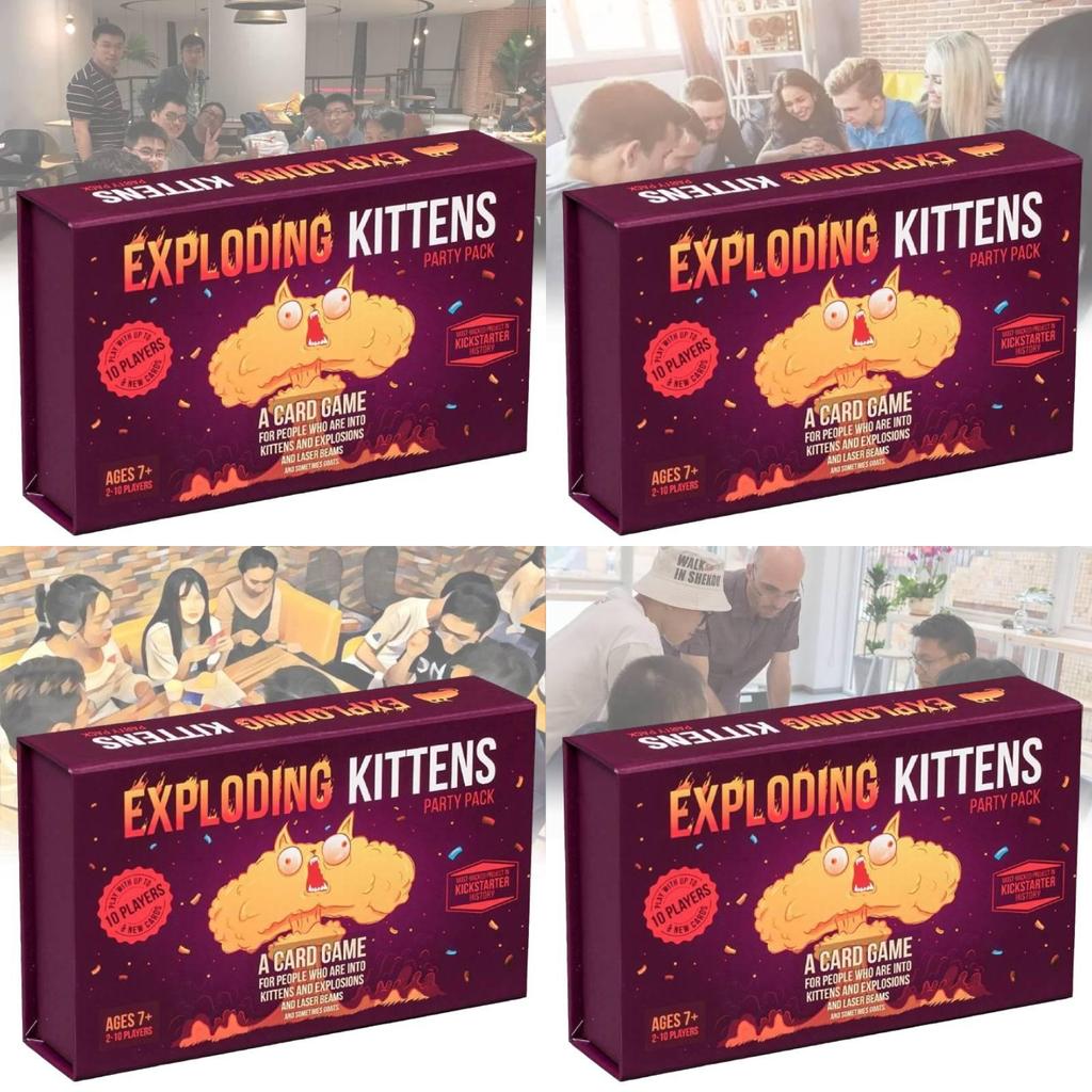 Карточная игра «Котята-зомби» Интерактивное настольное развлечение Семейное развлечение