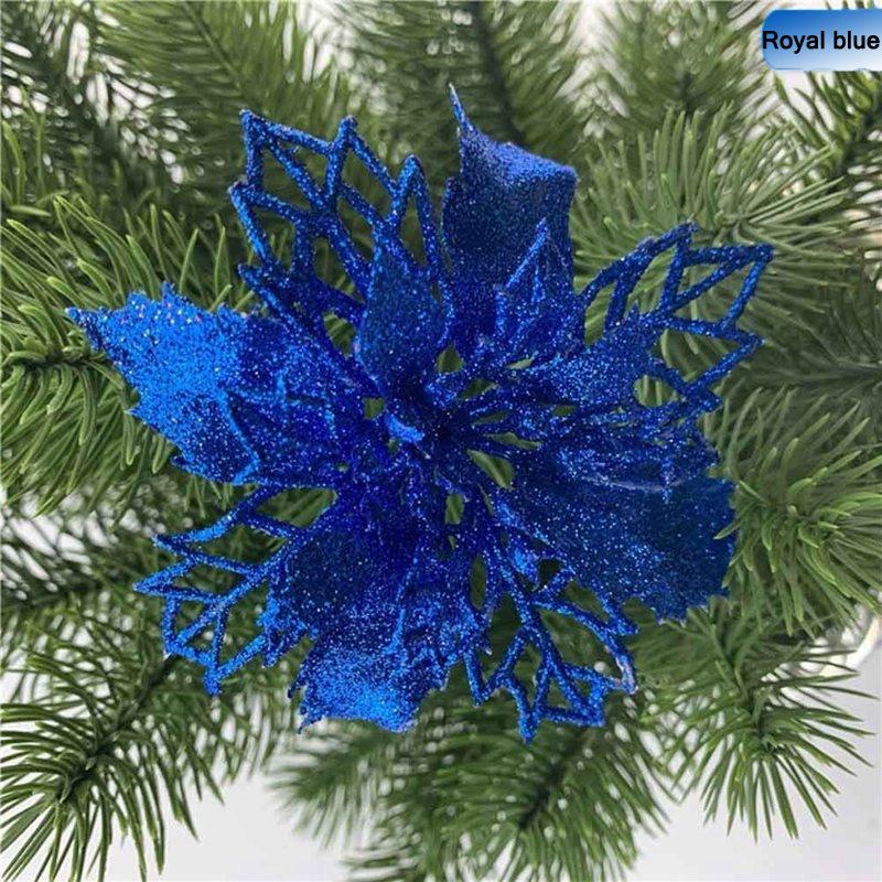 Новогоднее украшение Рождественский цветок, 5 шт