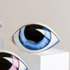 Hand-Painted Gold Nordic Ceramic Evil Eye Decorative Figurine Large Desk Ornament Home Decor Paperweight Gift