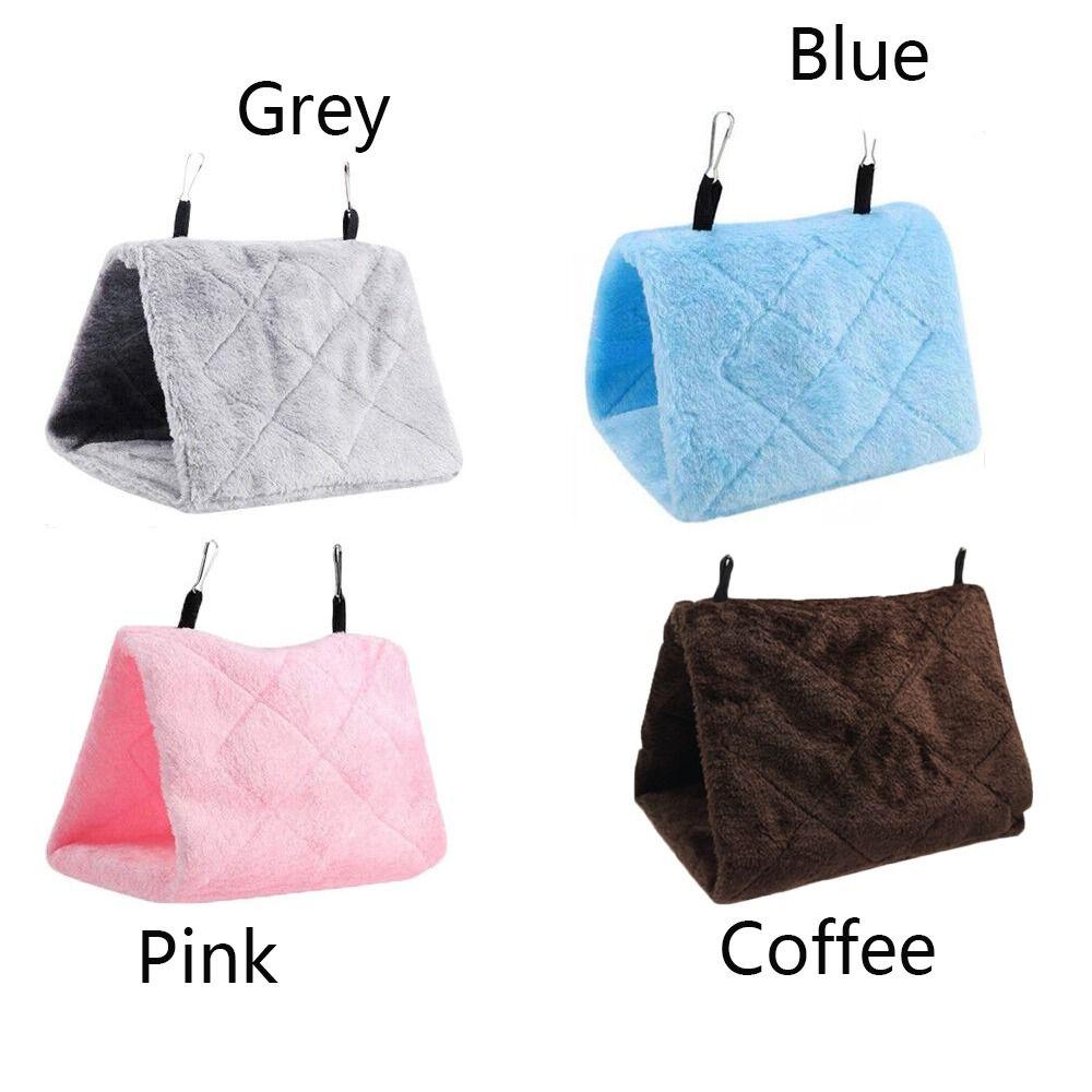 Спящая счастливая плюшевая птичья хижина, игрушка, подвесная пещера, кровать, гамак для домашних животных, палатка для попугая, треугольное гнездо