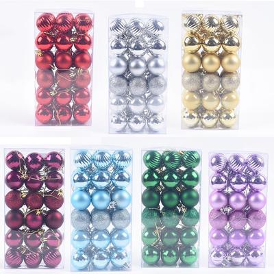 Стильные небьющиеся рождественские елочные шары разных стилей (36pcs)