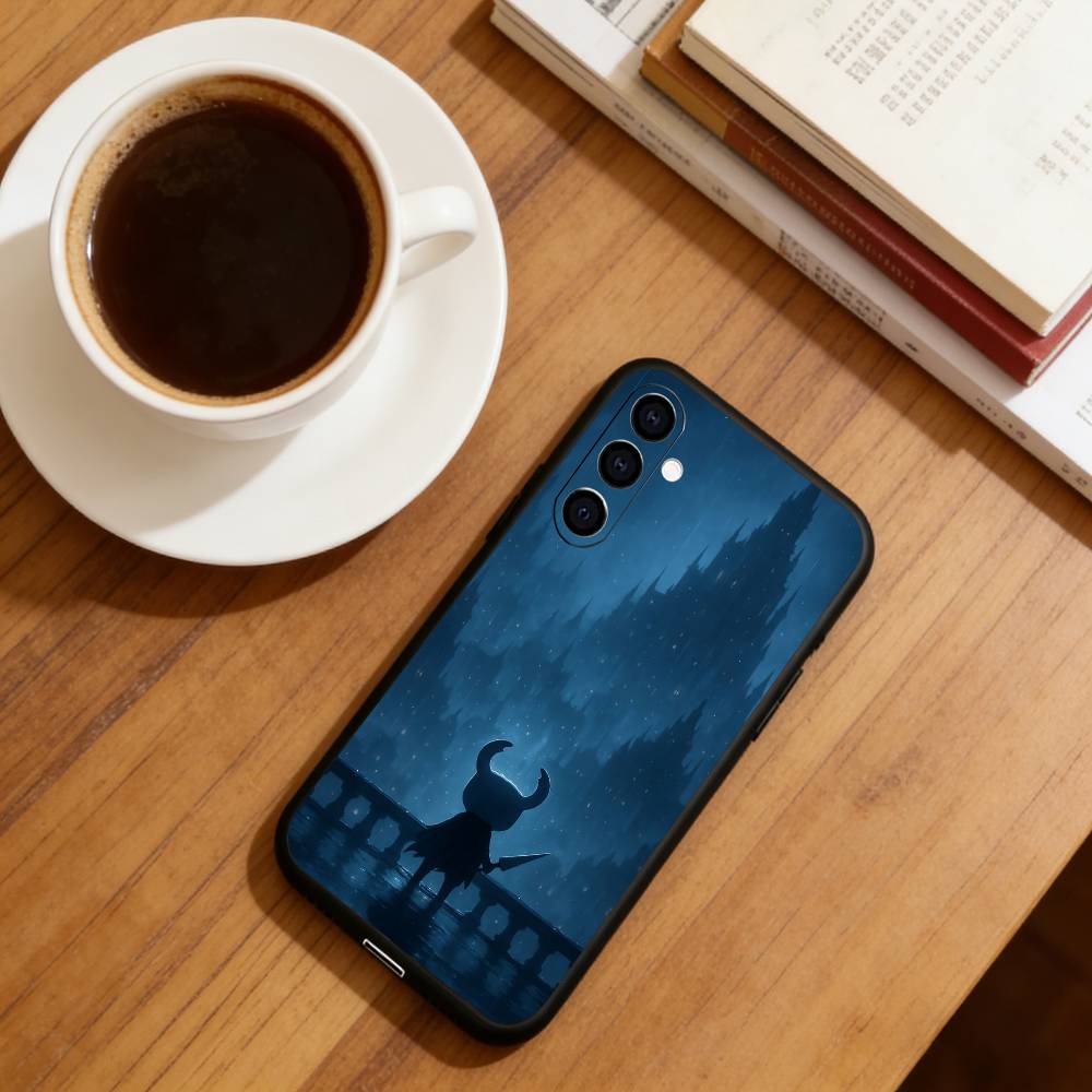 Чехол для телефона Game H-Hollow K-Knight Черный Силикон Мягкий Для Samsung Galaxy A73,A72,A71,A70,A53,A52,A51