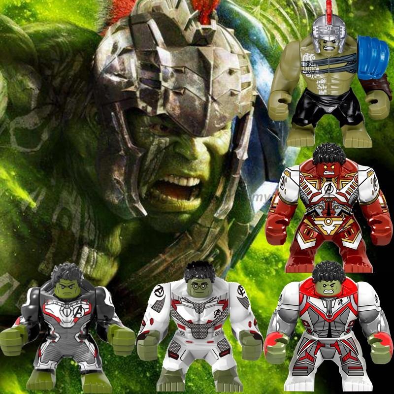 Avengers Endgame Compatible With Minifigures Marvel Hulk Thor Iron Man Thanos Building Blocks