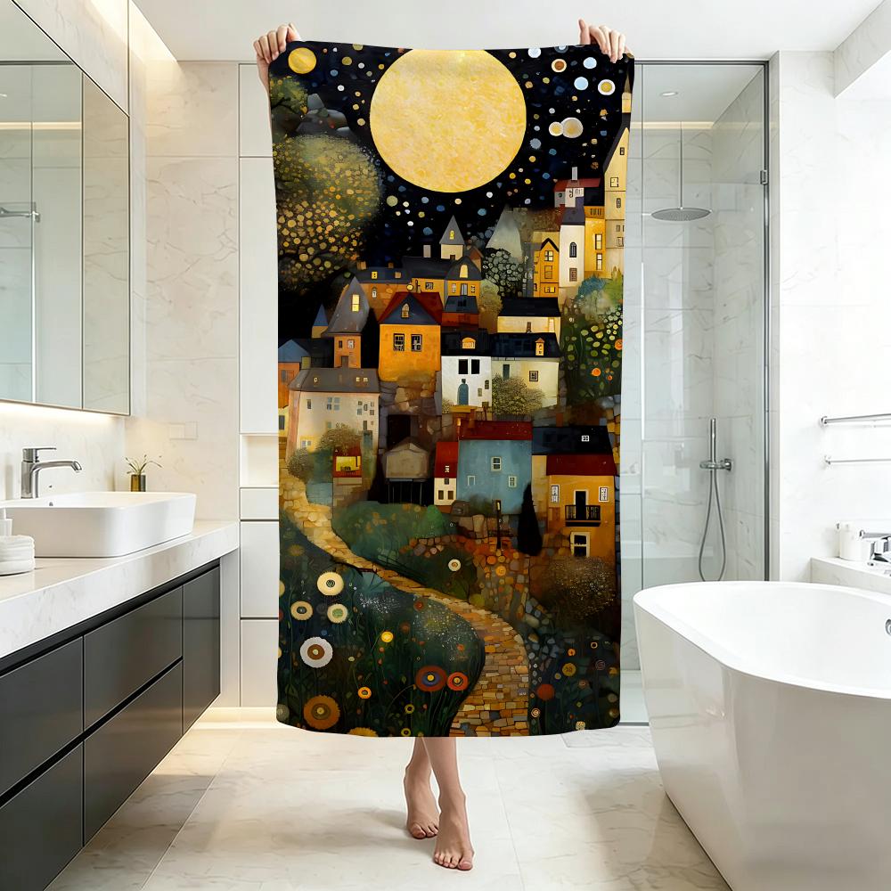 Luxurious G-Gustav KlimtS Towel Five-Star Hotel Quality Eco-Friendly Ultra Soft Thick Towels & Beach Towels