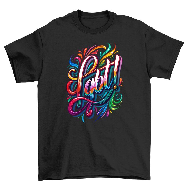 Pride71 Rainbow Lettering T Shirt Wear Your Colors Proudly Funny Te