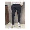 Slim Fit Sweatpants With Black Trouser Look
