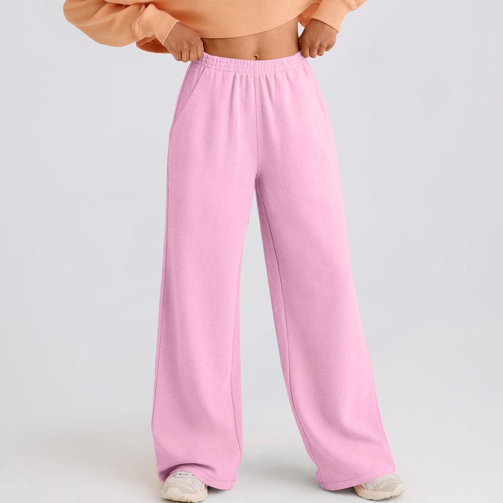 Женские спортивные штаны Женские мешковатые прямые спортивные штаны с завязками на резинке и поясом Повседневные брюки для бега Женские осенние брюки