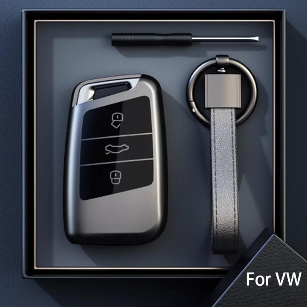 Титаново-серый для VW Volkswagen Magotan Passat B8 Skoda Superb Kodiaq A7 чехол для дистанционного ключа автомобиля держатель для брелока аксессуары