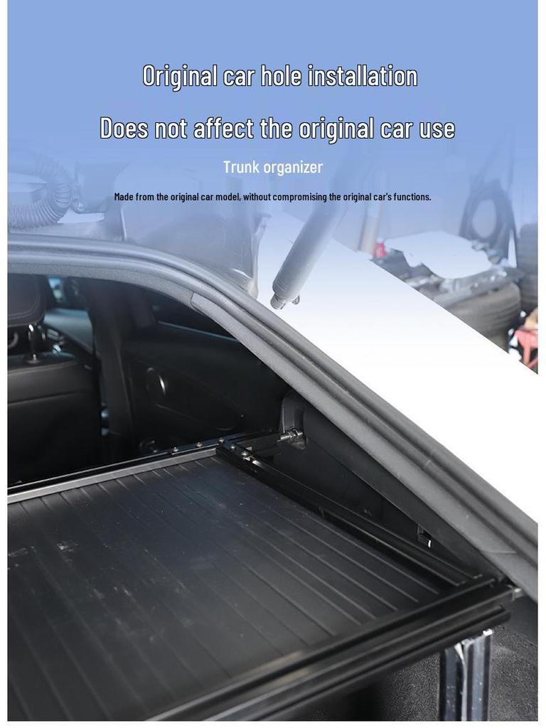 Mercedes-Benz GLC SUV Trunk Storage Rack Extension and Load-bearing Partition Box