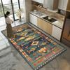 Персидские классические печатные ковры Гостиная Домашнее украшение Кухня Нескользящие Большие ковры Спальня Моющиеся Придверные коврики