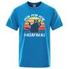 Pew Pew Madafakas Tshirt Short Sleeve Novelty Funny Cat T Shirt Vintage Summer Tops Shirts Tee T-Shirt Crew Neck Streetwear