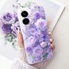 For Vivo Y22 Case V2207 Stylish Butterfly Tree Painted Cover Clear Silicone Shell For Vivo Y22s V2206 Y 22 VivoY22 s Soft Fundas