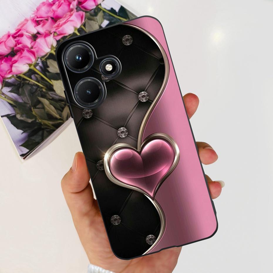 Милый Чехол Для Телефона Для Infinix Hot 30i Hot30 30 Play NFC 2023 Мягкий Силиконовый ТПУ Задняя Крышка Для Infinix Hot30i Hot 30 30Play