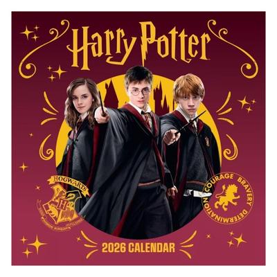 HARRY POTTER Квартальный настенный календарь на 2026 год