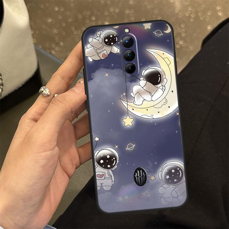 Cute Galaxy Astronaut Case For ZTE Nubia Red Magic 8 Pro 8S Pro Plus RedMagic 6 7 6S 7S Pro 5S 5G 6R Fundas